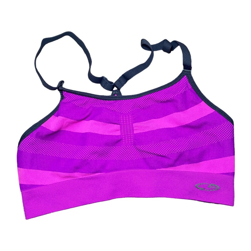 Medium Purple & Pink Adjustable Champion Sports Bra